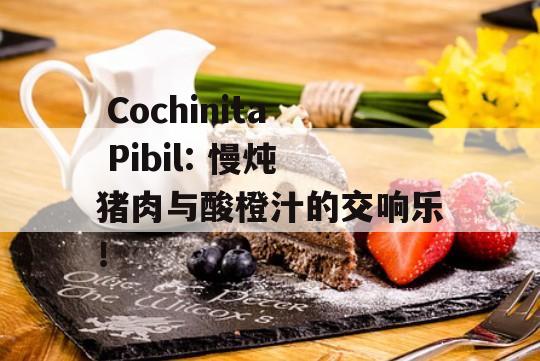  Cochinita Pibil: 慢炖猪肉与酸橙汁的交响乐！